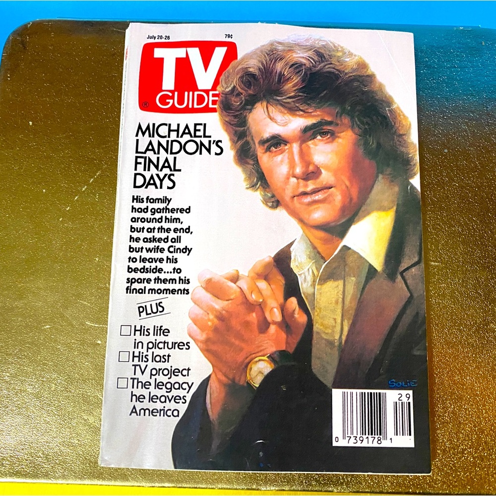 TV GUIDE MICHAEL LANDON’S FINAL DAYS JULY 20-26 ISSUE 1991